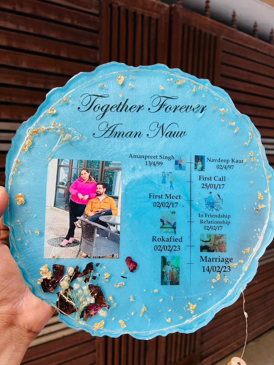 personalised photo frame